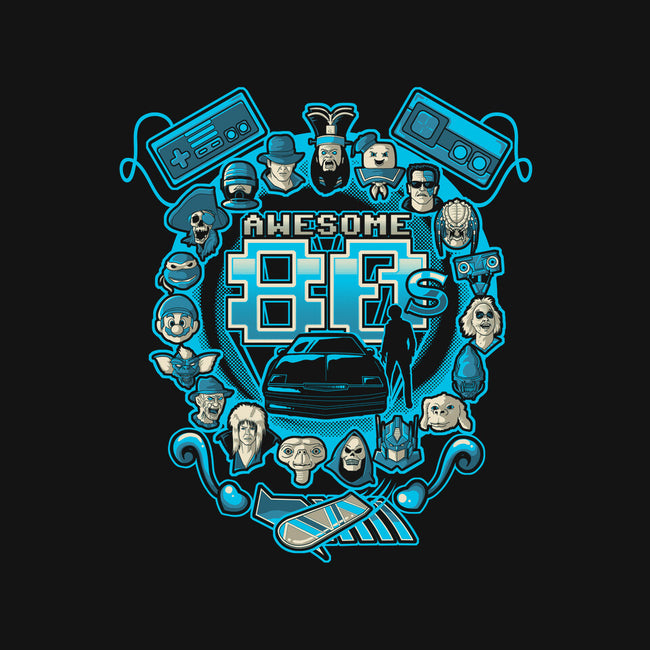 Awesome 80s-womens v-neck tee-Letter_Q