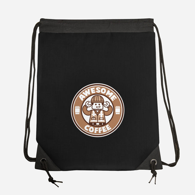 Awesome Coffee-none drawstring bag-krisren28