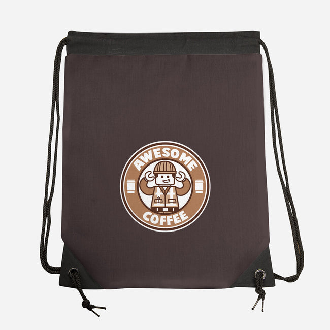 Awesome Coffee-none drawstring bag-krisren28