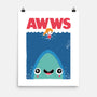 Awws-none matte poster-dinomike