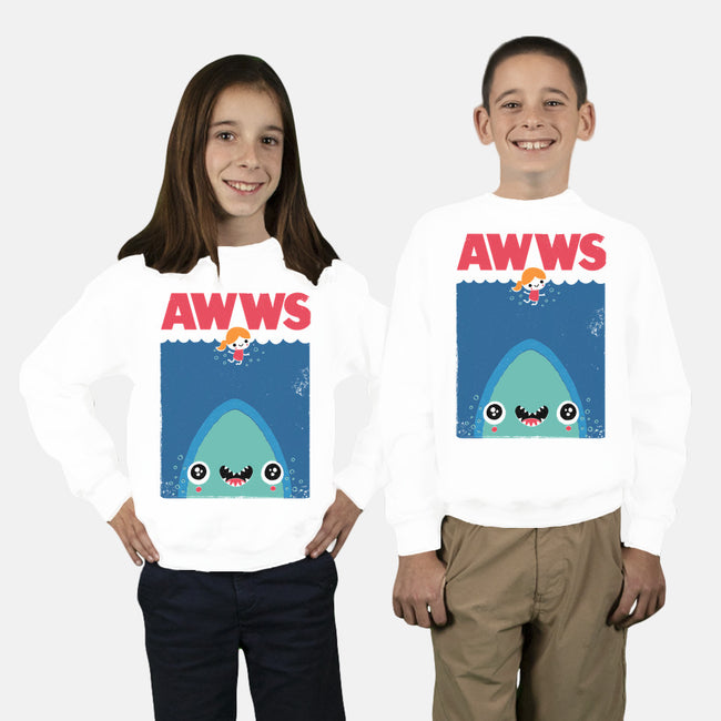 Awws-youth crew neck sweatshirt-dinomike