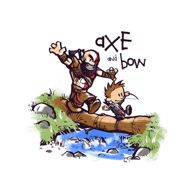 Axe & Bow-none stretched canvas-javiclodo