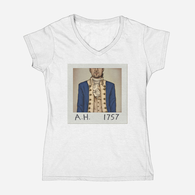 1757-womens v-neck tee-diha