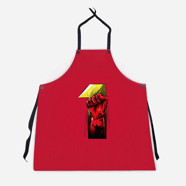 1 Punch!-unisex kitchen apron-Gil