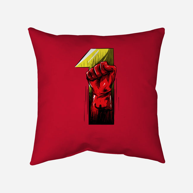 1 Punch!-none removable cover w insert throw pillow-Gil