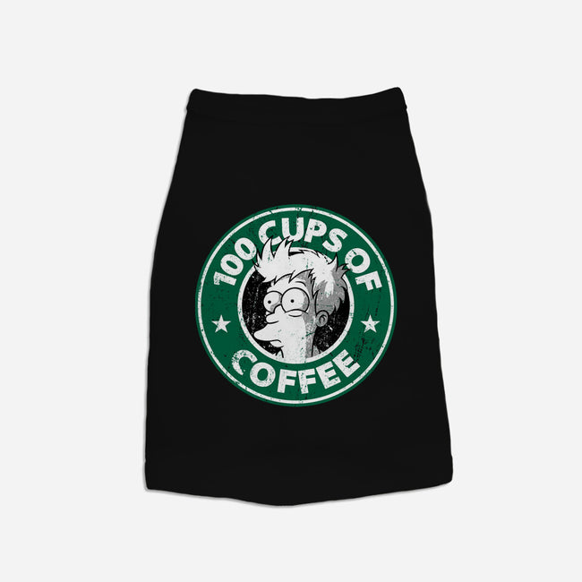 100 Cups of Coffee-dog basic pet tank-Barbadifuoco