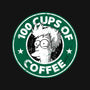 100 Cups of Coffee-none zippered laptop sleeve-Barbadifuoco