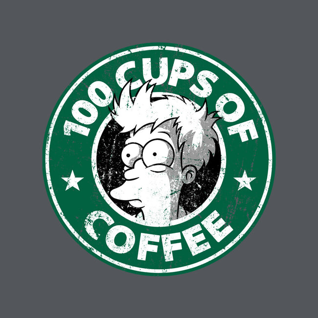 100 Cups of Coffee-none non-removable cover w insert throw pillow-Barbadifuoco