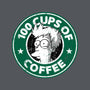100 Cups of Coffee-none non-removable cover w insert throw pillow-Barbadifuoco