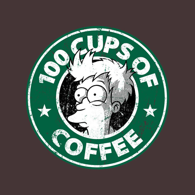 100 Cups of Coffee-none non-removable cover w insert throw pillow-Barbadifuoco