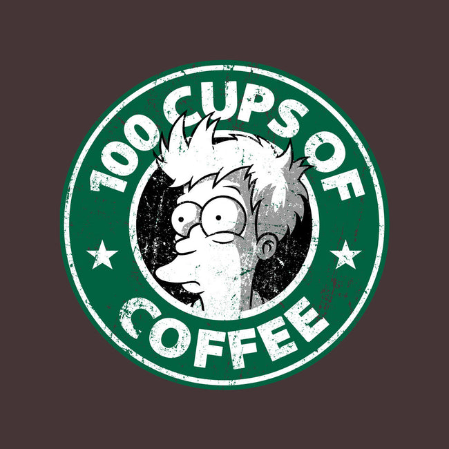 100 Cups of Coffee-none glossy sticker-Barbadifuoco