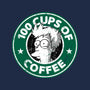 100 Cups of Coffee-womens v-neck tee-Barbadifuoco