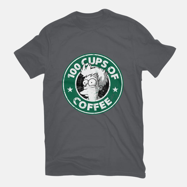 100 Cups of Coffee-mens heavyweight tee-Barbadifuoco
