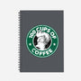 100 Cups of Coffee-none dot grid notebook-Barbadifuoco