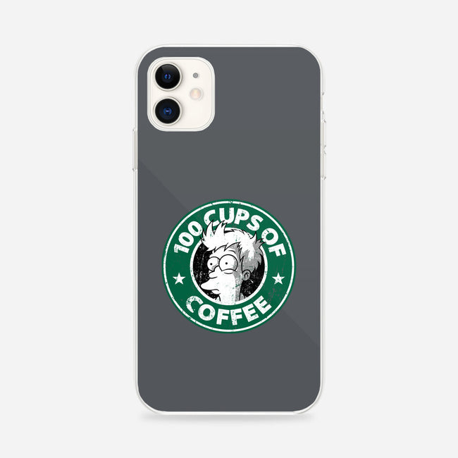 100 Cups of Coffee-iphone snap phone case-Barbadifuoco