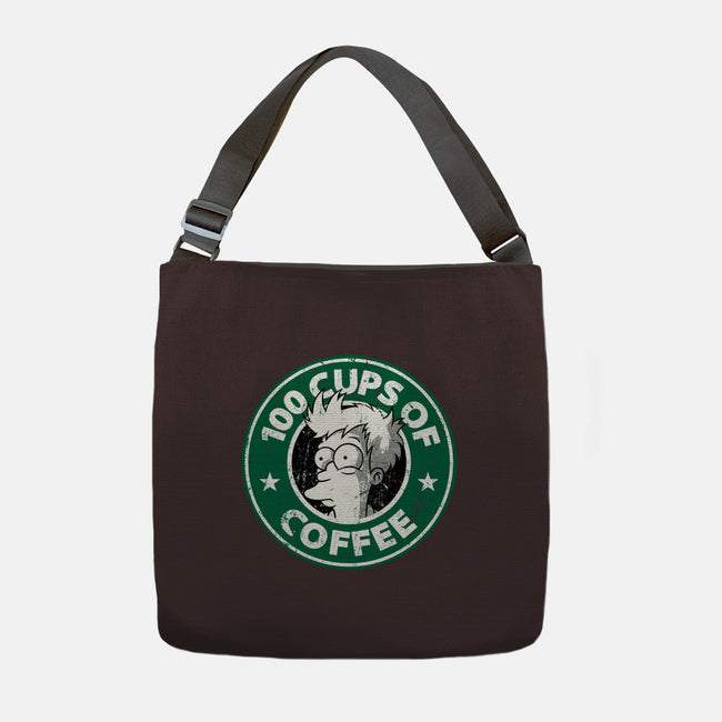 100 Cups of Coffee-none adjustable tote-Barbadifuoco