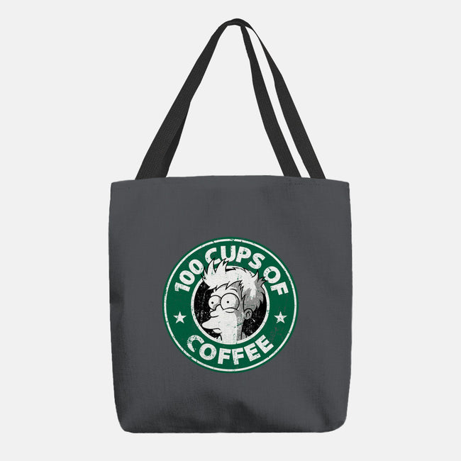 100 Cups of Coffee-none basic tote-Barbadifuoco