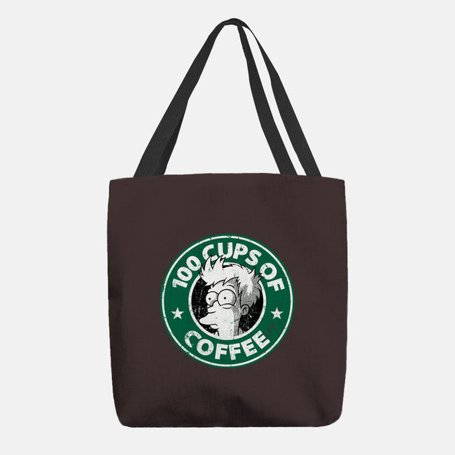 100 Cups of Coffee-none basic tote-Barbadifuoco