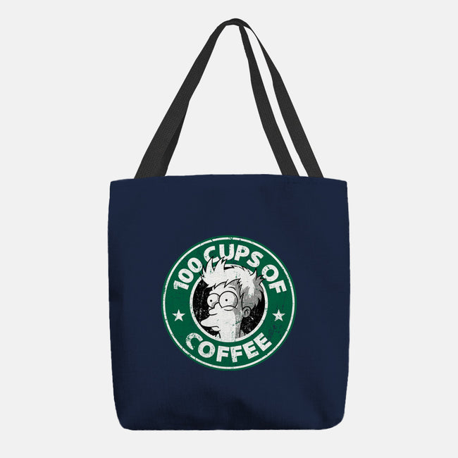 100 Cups of Coffee-none basic tote-Barbadifuoco