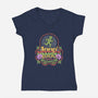 1000 Needles-womens v-neck tee-KindaCreative