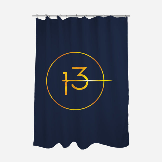 13th Icon of Time & Space-none polyester shower curtain-Kat_Haynes