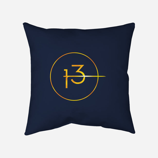 13th Icon of Time & Space-none removable cover throw pillow-Kat_Haynes