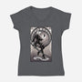 2B Or Not 2B-womens v-neck tee-jmcg