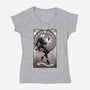 2B Or Not 2B-womens v-neck tee-jmcg