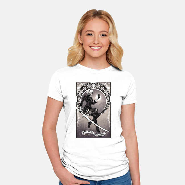 2B Or Not 2B-womens fitted tee-jmcg