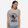 2B Or Not 2B-womens v-neck tee-jmcg