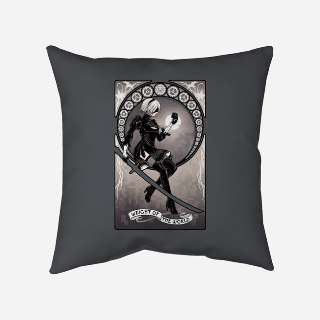 2B Or Not 2B-none removable cover w insert throw pillow-jmcg