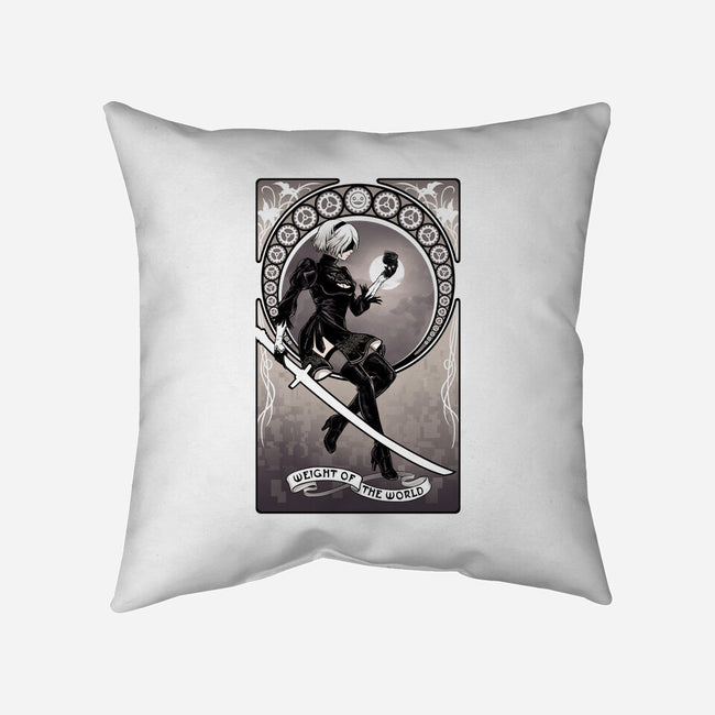 2B Or Not 2B-none removable cover w insert throw pillow-jmcg