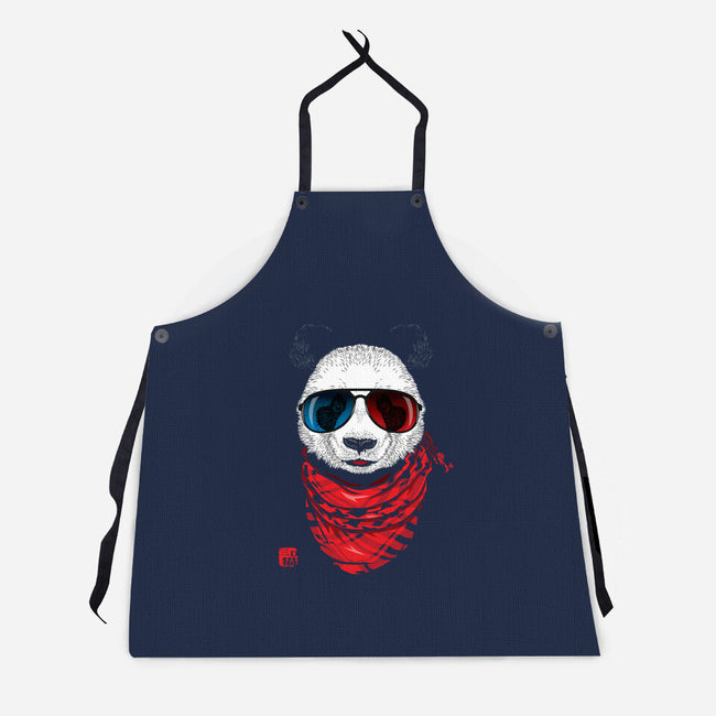3D Panda-unisex kitchen apron-jun087