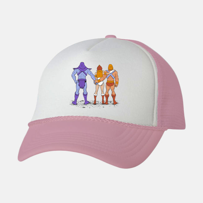 50 Shades Of Grayskull-unisex trucker hat-Madkobra