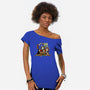 50 Years of the Doctor-womens off shoulder tee-saqman