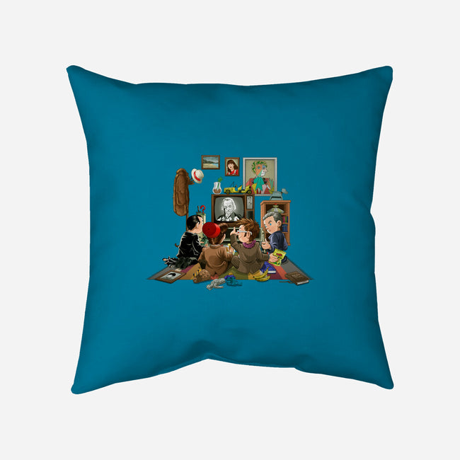 50 Years of the Doctor-none removable cover w insert throw pillow-saqman