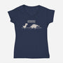 8 Bit Betrayal-womens v-neck tee-geekchic_tees