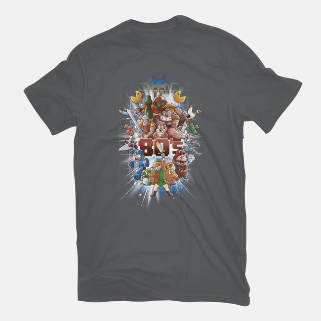 80's BEST FRIENDS-unisex basic tee-Skullpy