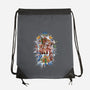 80's BEST FRIENDS-none drawstring bag-Skullpy
