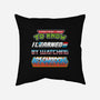80's Education-none removable cover w insert throw pillow-Beware_1984