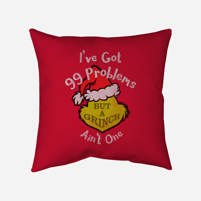 99 Holiday Problems-none removable cover w insert throw pillow-Beware_1984