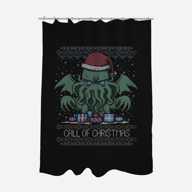 Call of Christmas-none polyester shower curtain-xMorfina