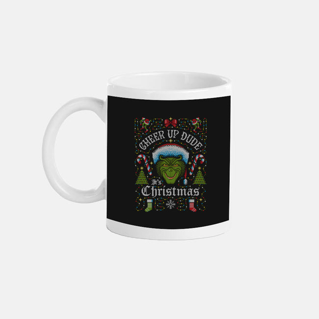 Cheer Up Dude, It's Christmas-none glossy mug-stationjack
