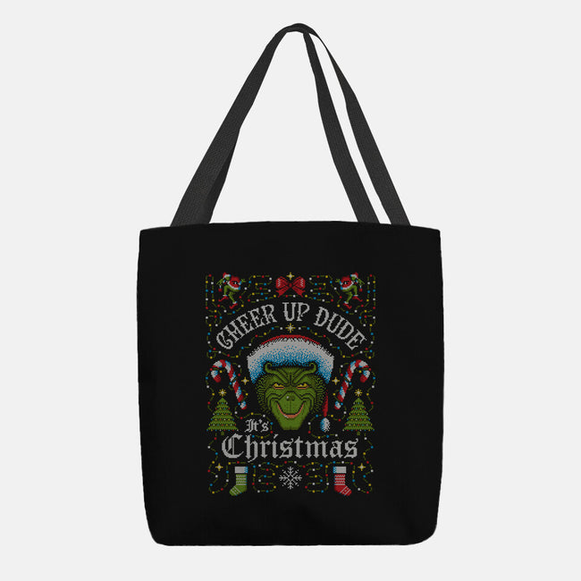Cheer Up Dude, It's Christmas-none basic tote-stationjack