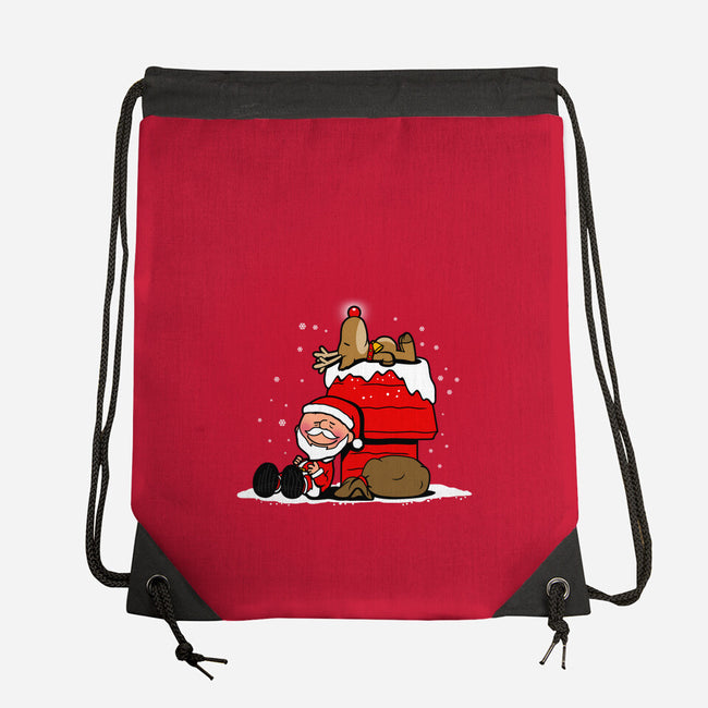 Christmas Nuts-none drawstring bag-Boggs Nicolas