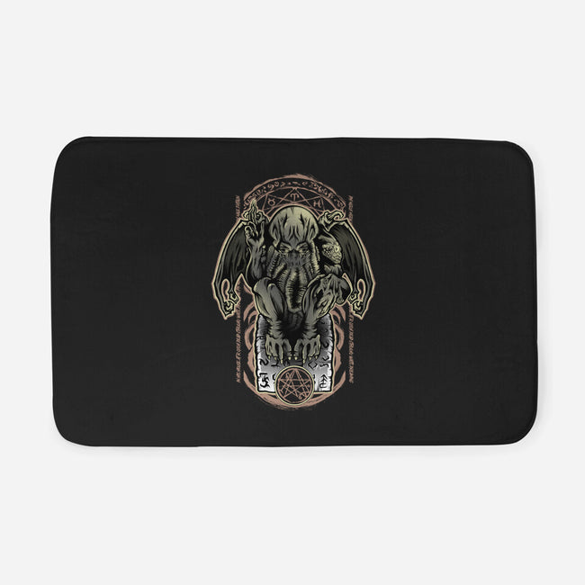 Church of the Great Old One-none memory foam bath mat-Fearcheck