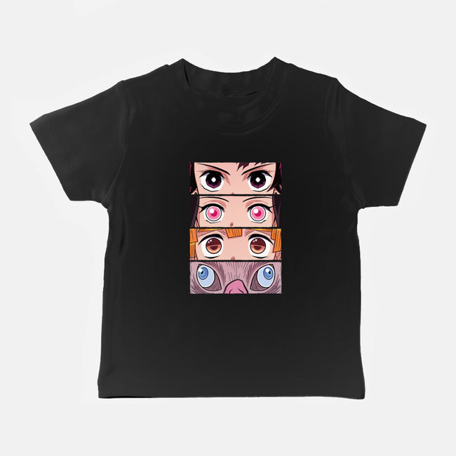 Demon Eyes-baby basic tee-danielmorris1993