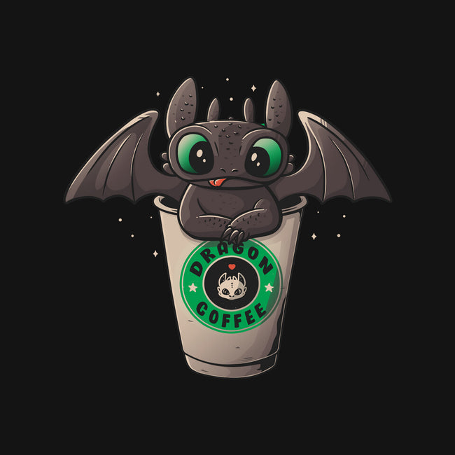 Dragon Coffee-womens v-neck tee-eduely