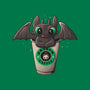 Dragon Coffee-none removable cover w insert throw pillow-eduely