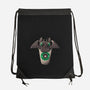 Dragon Coffee-none drawstring bag-eduely